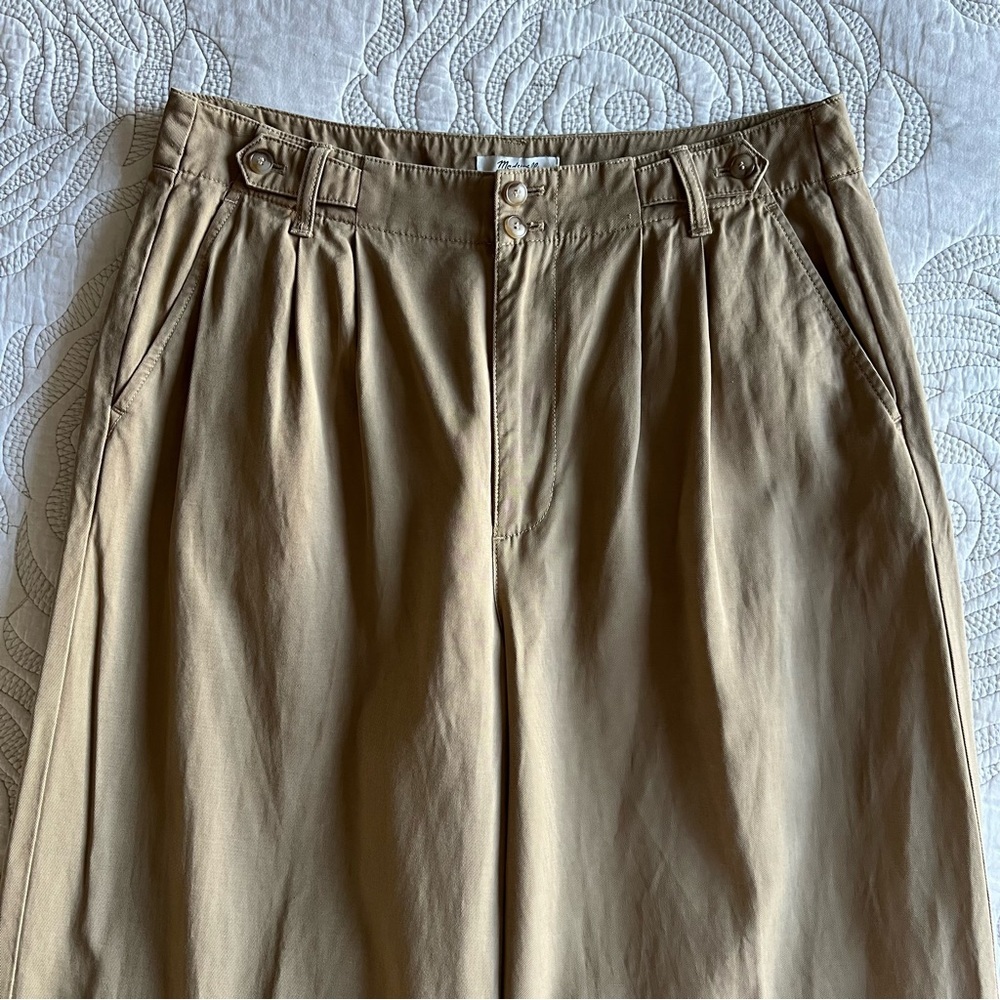 Madewell - The Harlow Wide-Leg Pant - Seed Khaki - Picture 6 of 15
